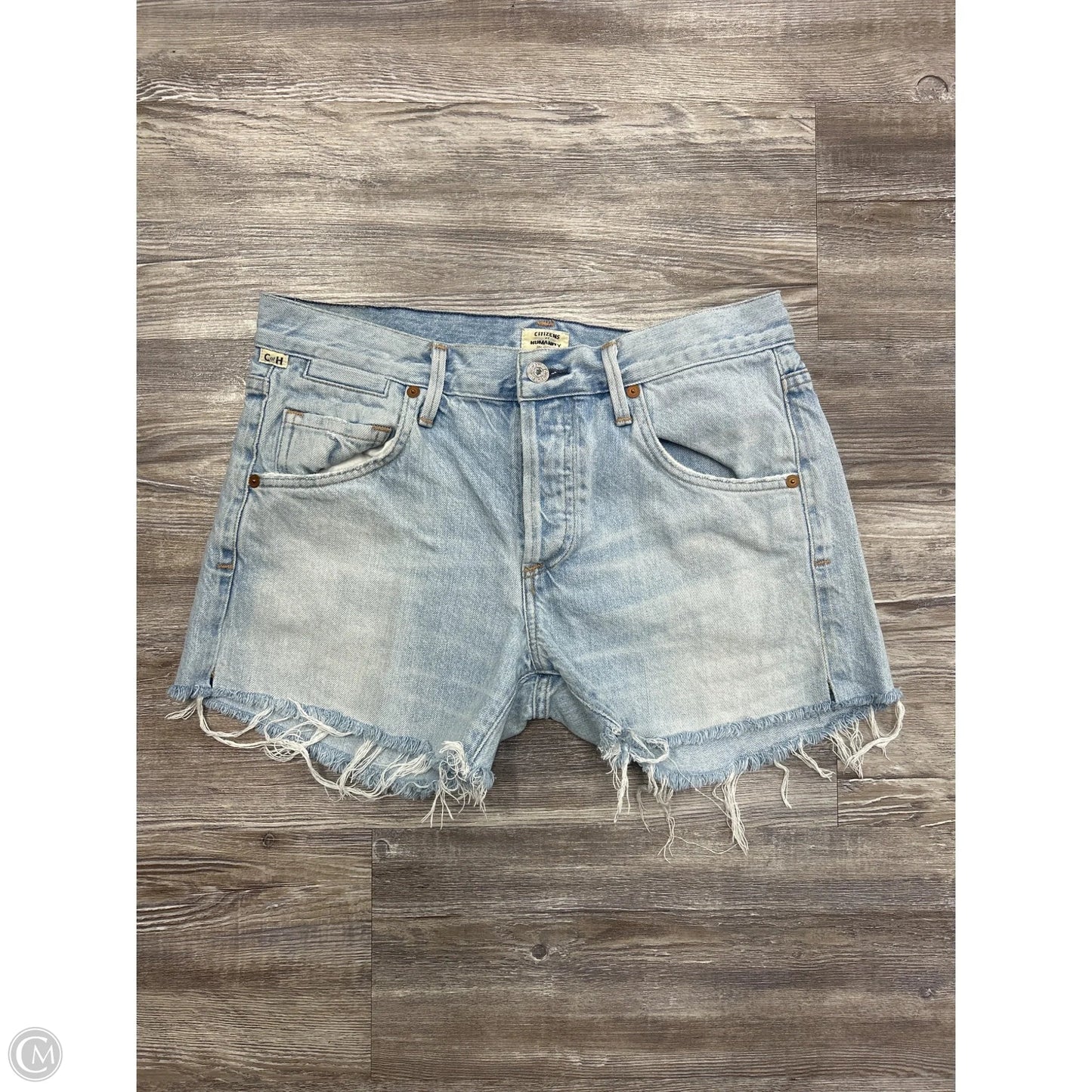 Shorts Designer By Citizens Of Humanity In Blue Denim, Size: 2