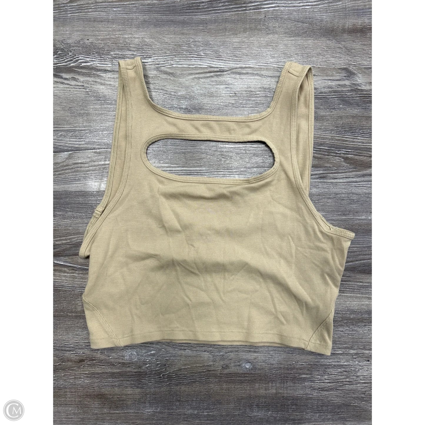 Athletic Tank Top By Lululemon In Tan, Size: 10
