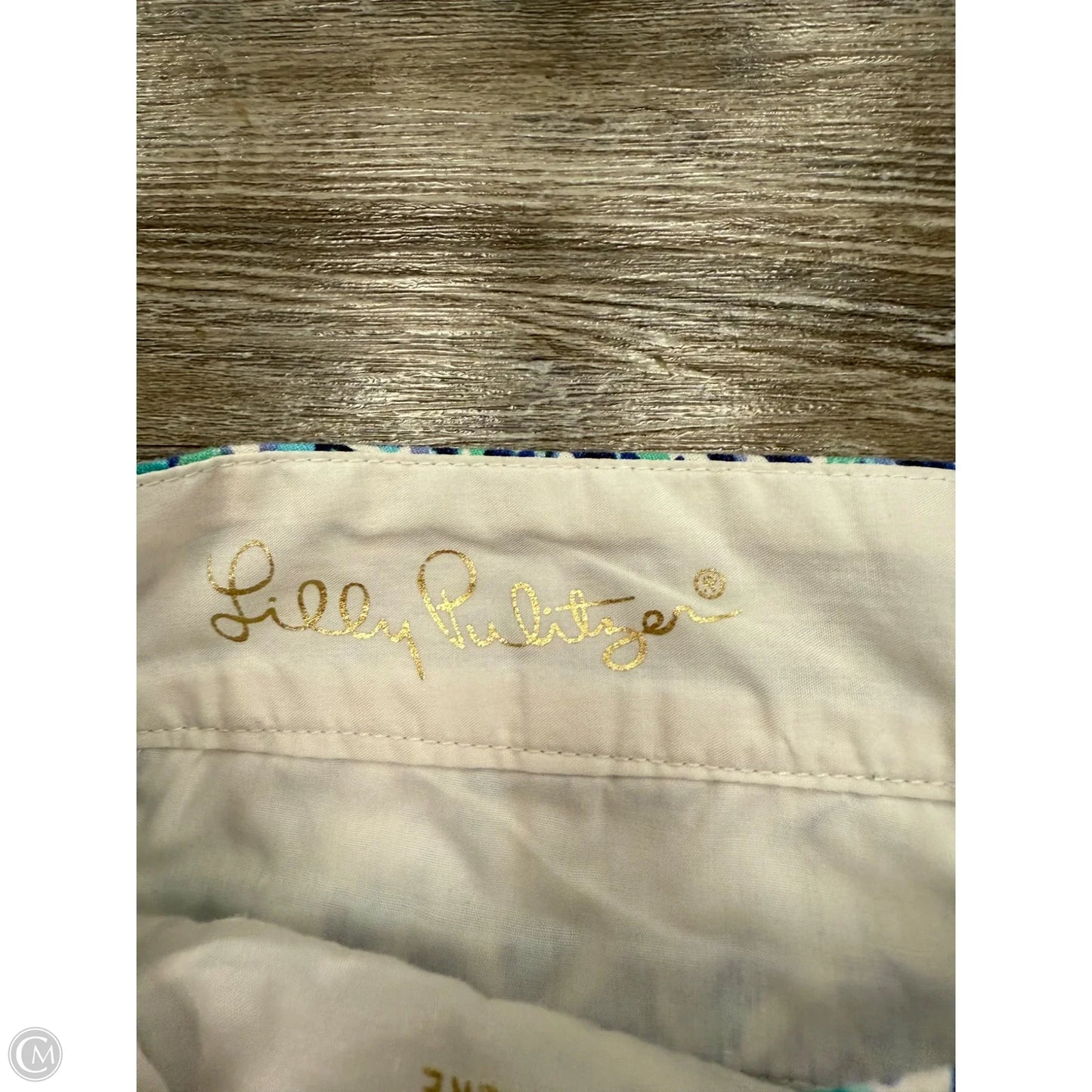 Shorts By Lilly Pulitzer In Blue & Grey, Size: 6