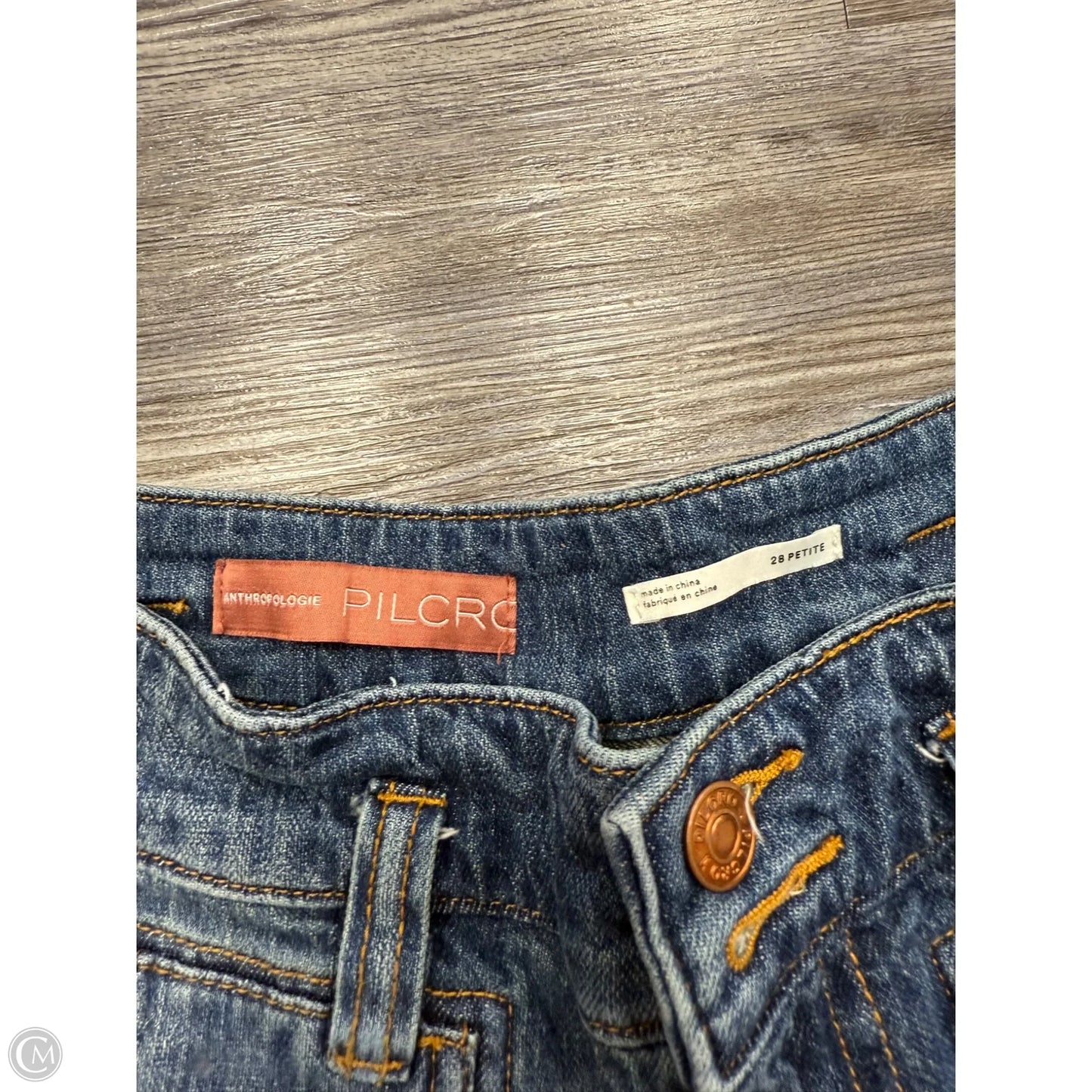 Jeans Boyfriend By Pilcro In Blue Denim, Size: 6p