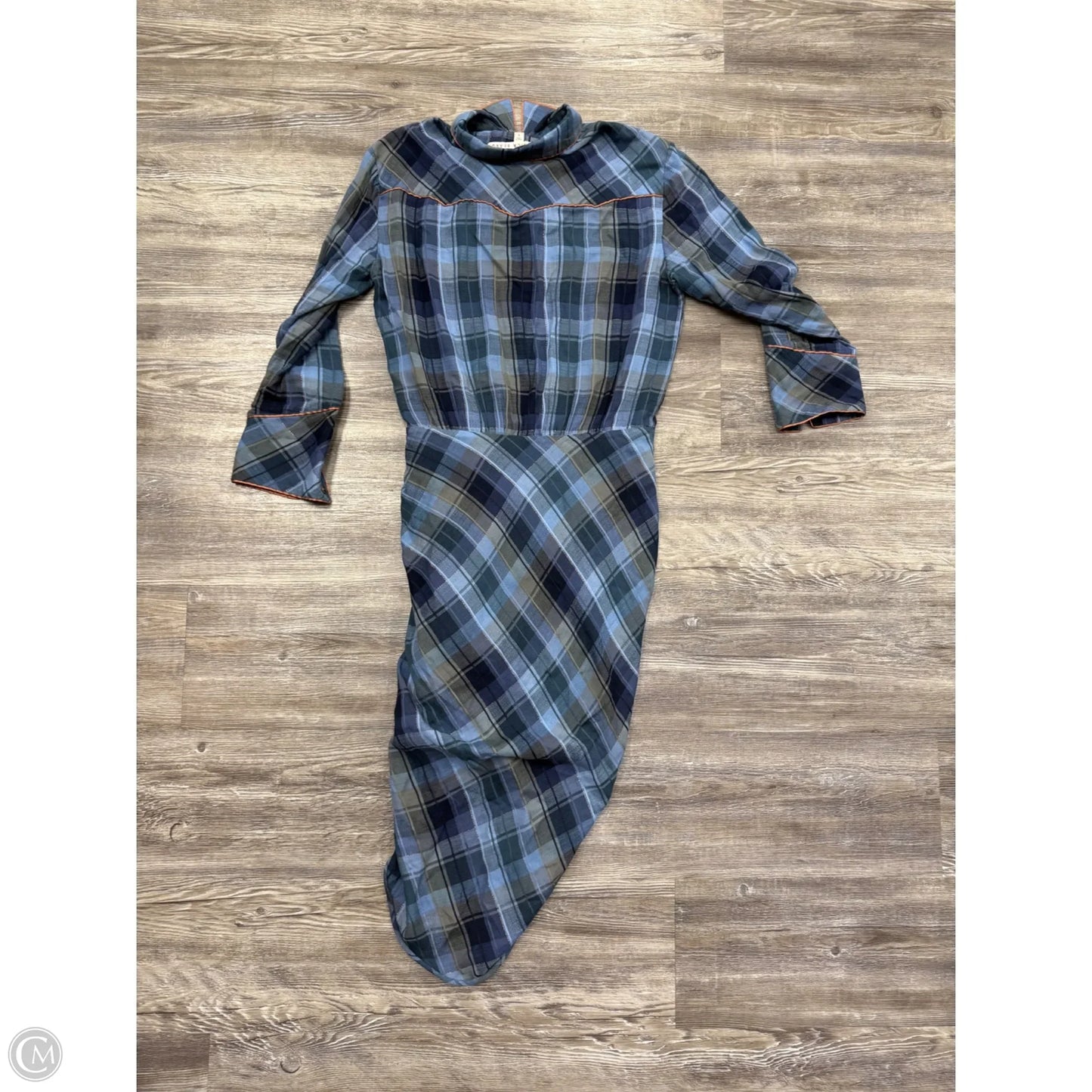 Dress Designer By Veronica Beard In Plaid Pattern, Size: 0