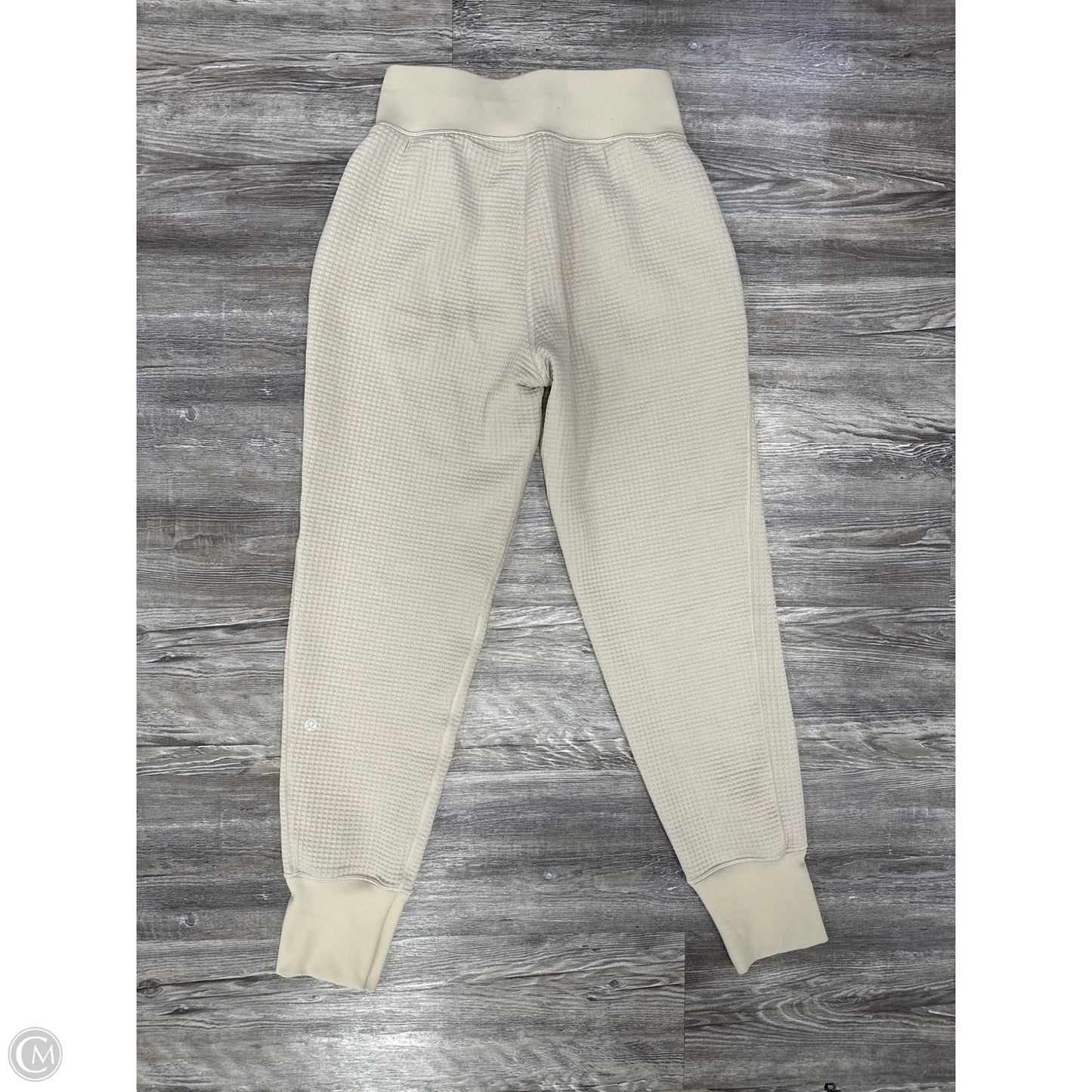 Athletic Pants By Lululemon In Tan, Size: 4