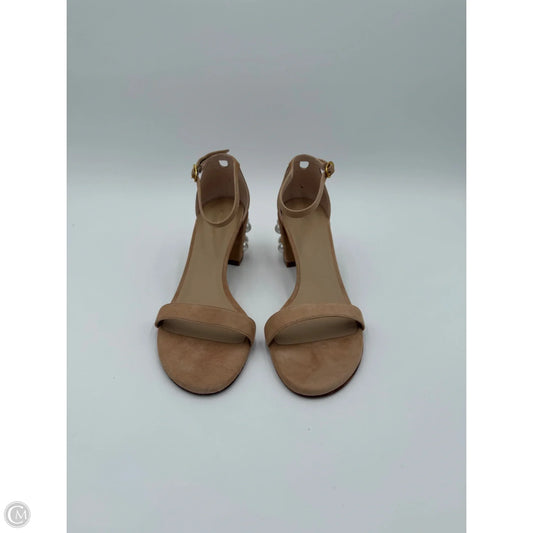 Sandals Designer By Stuart Weitzman In Tan, Size: 9.5