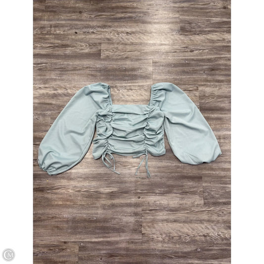 Top Long Sleeve By Arula In Blue, Size: 1x