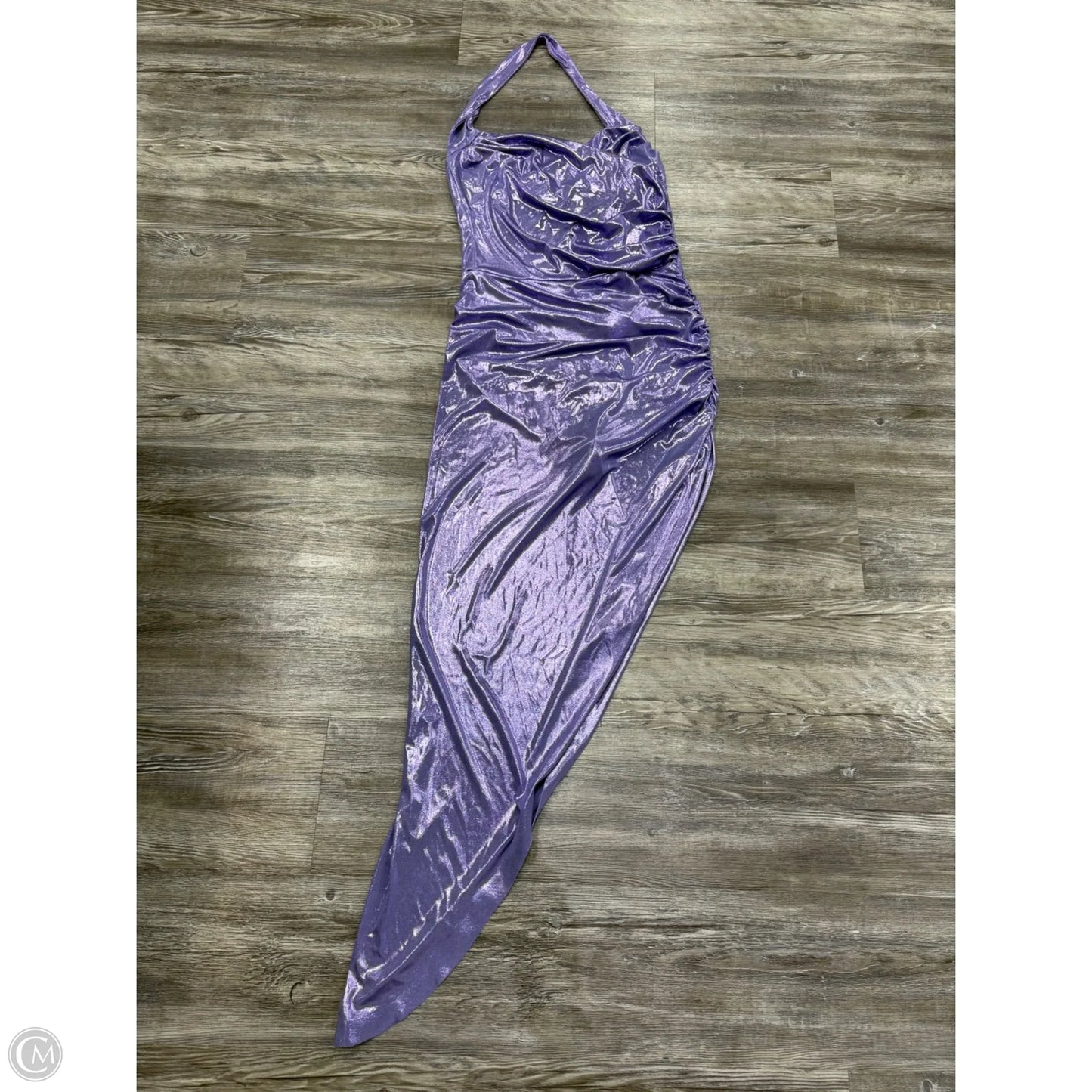 Dress Party Long By Norma Kamali In Purple, Size: L