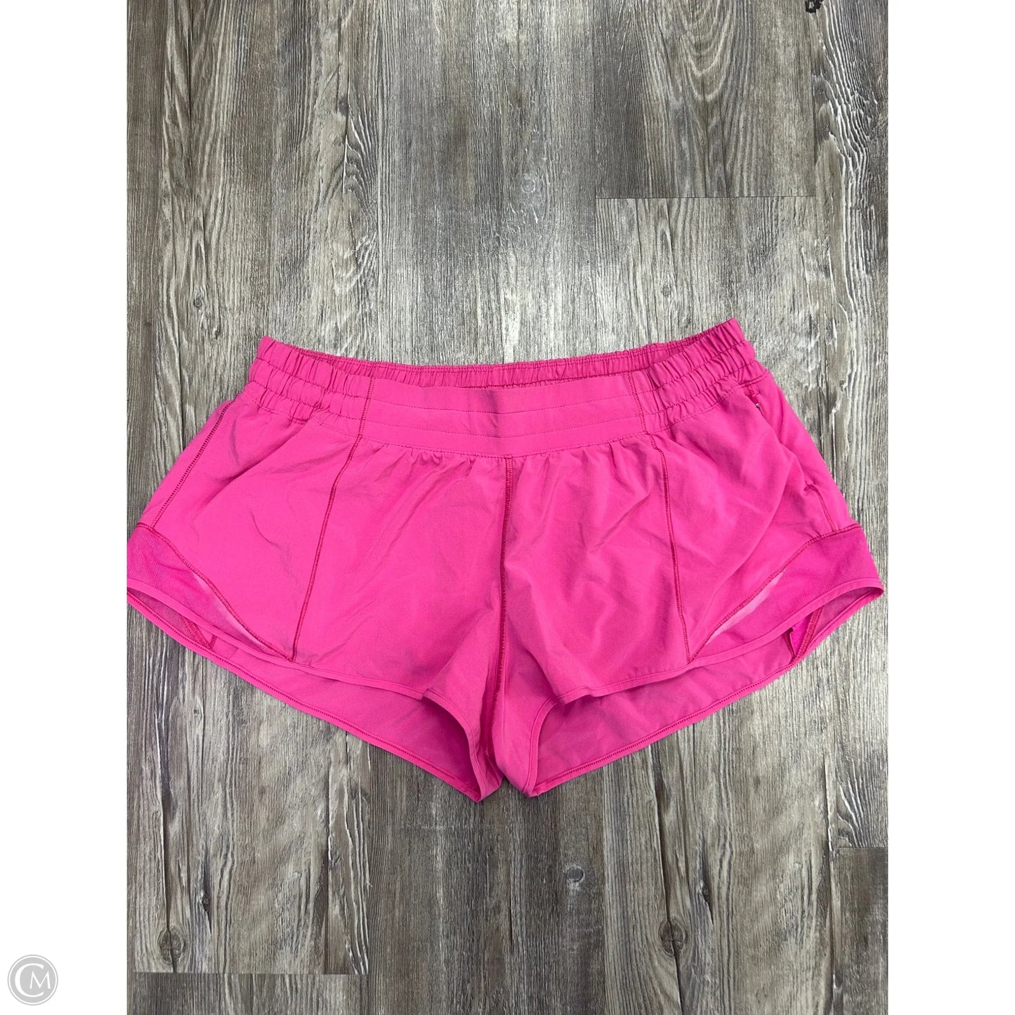 Athletic Shorts By Lululemon In Pink, Size: 14