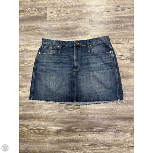 Skirt Mini & Short By Madewell In Blue Denim, Size: 22