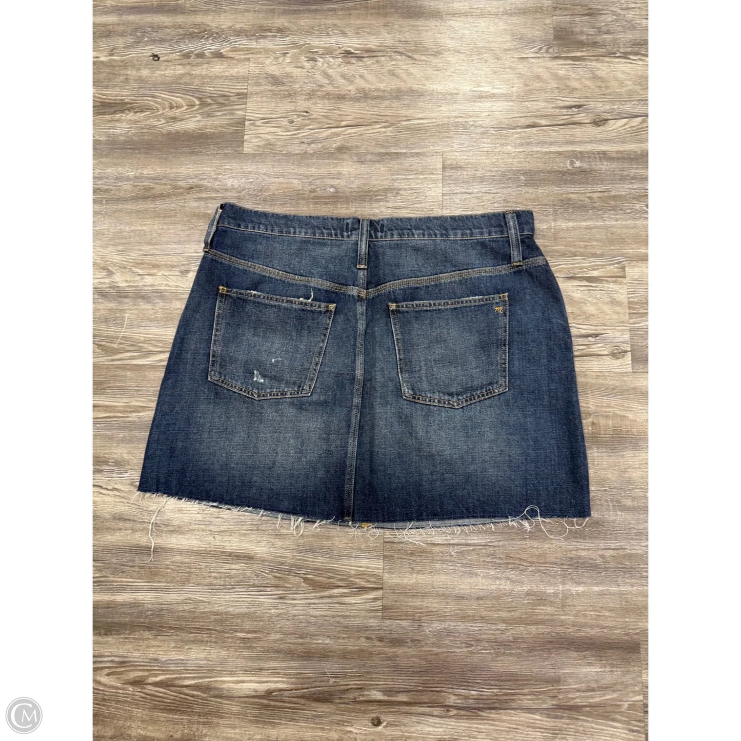 Skirt Mini & Short By Madewell In Blue Denim, Size: 22