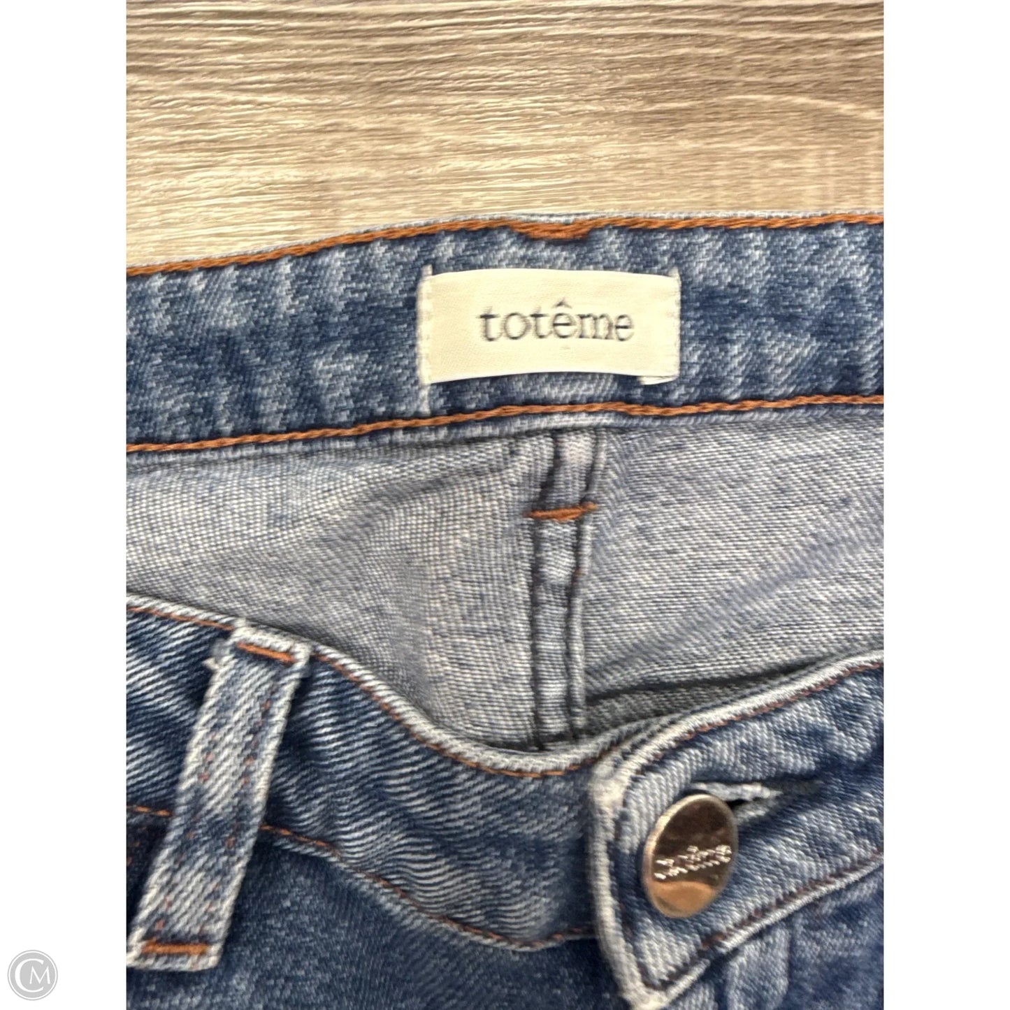 Jeans Designer By toteme In Blue Denim, Size: 6