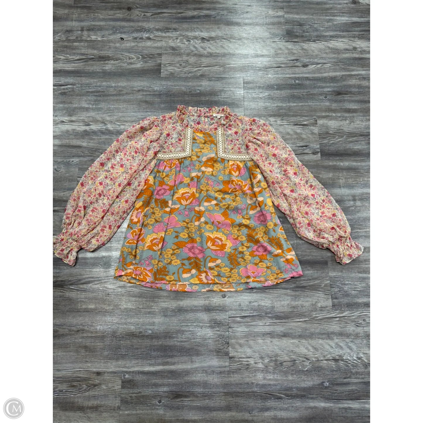 Top Long Sleeve By Jodifl In Multi-colored, Size: M