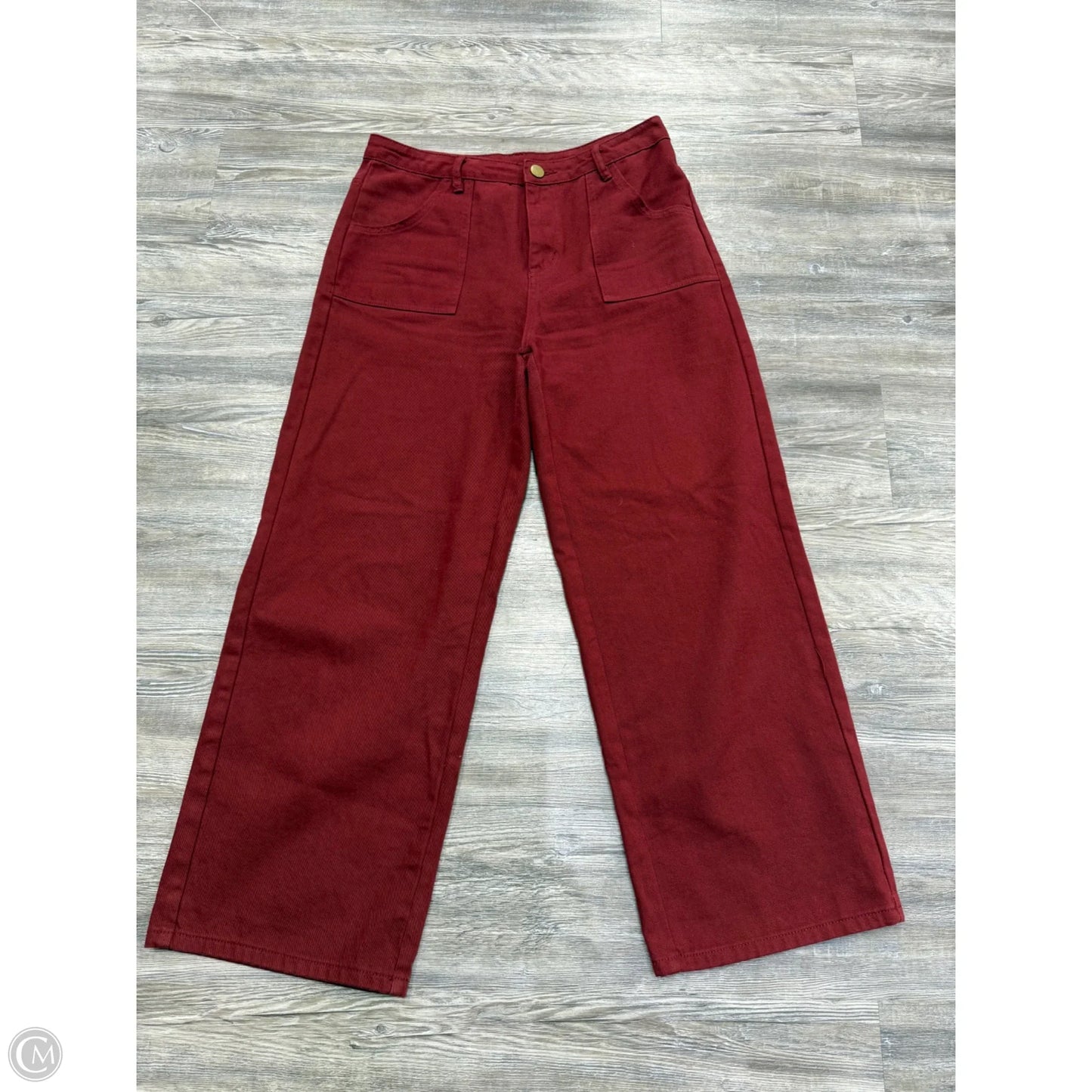 Pants Wide Leg By Altard State In Red, Size: L
