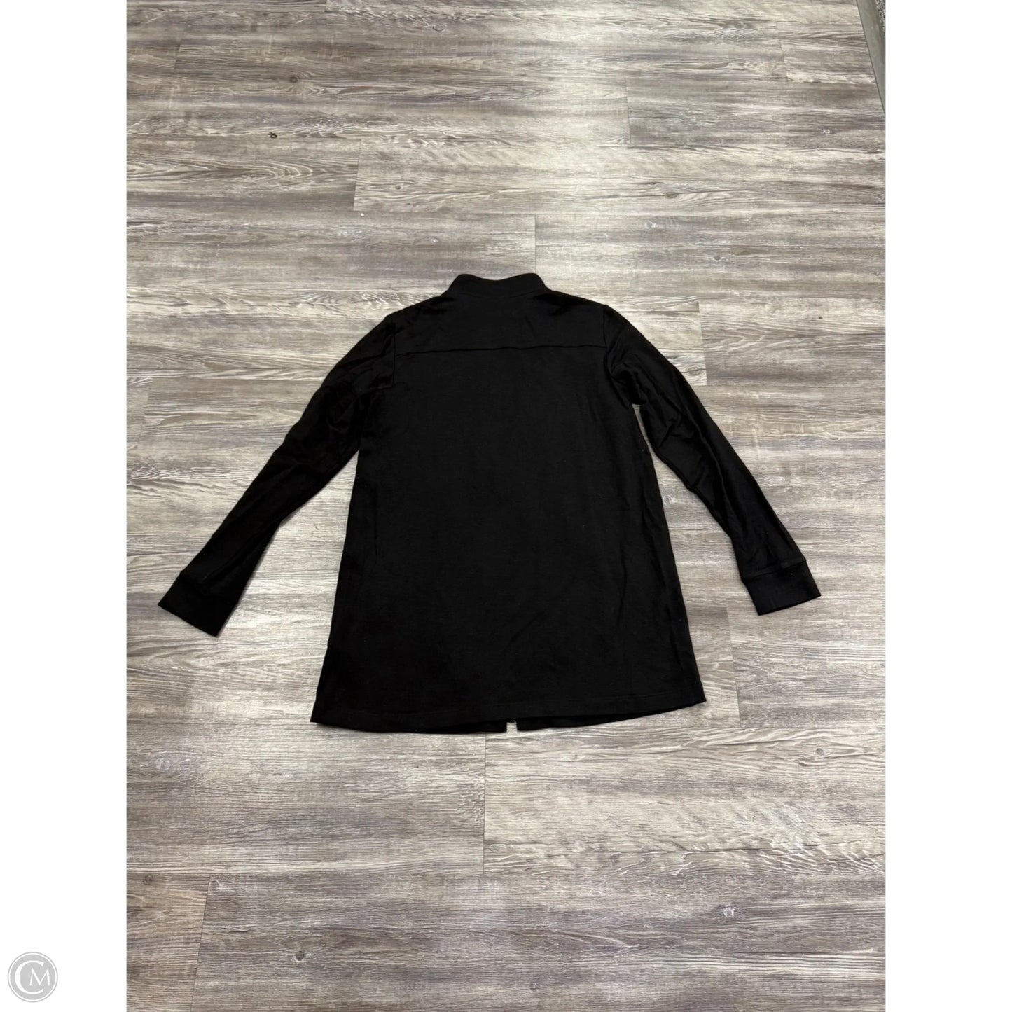 Sweatshirt Crewneck By Eileen Fisher In Black, Size: Xxs