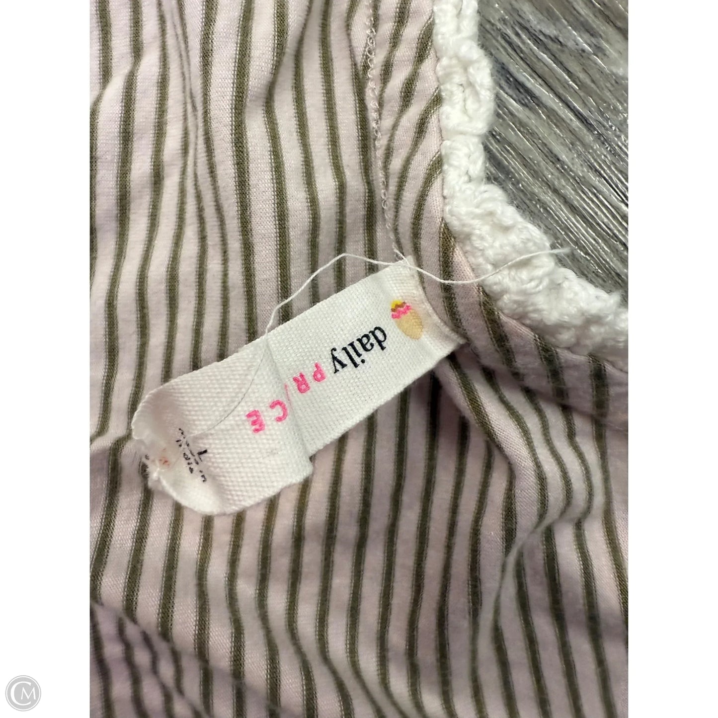 Dress Casual Maxi By Daily Practice By Anthropologie In Green & Pink, Size: L