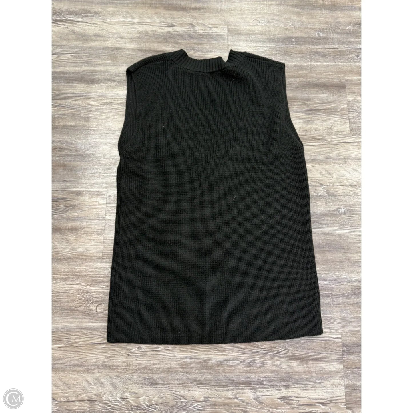 Sweater Short Sleeve By Imperial In Black, Size: M
