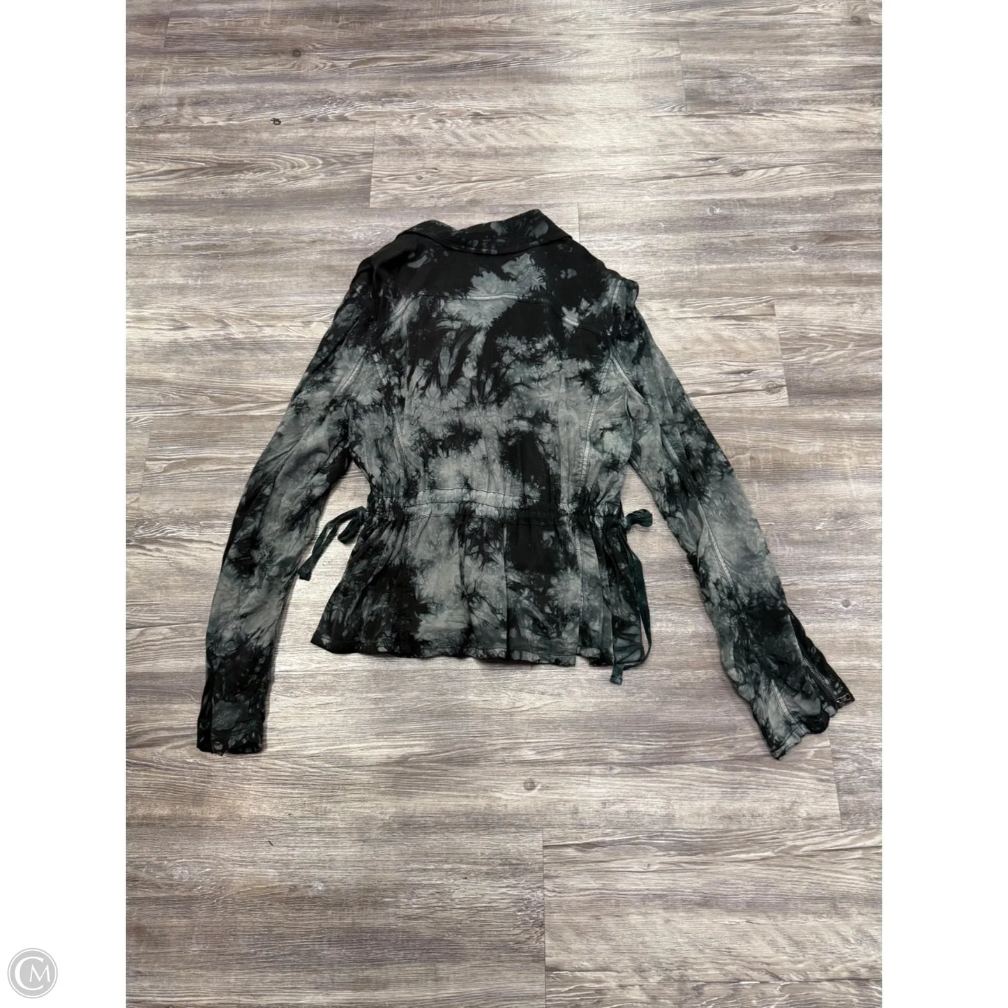 Jacket Moto By Marrakech In Tie Dye Print, Size: L