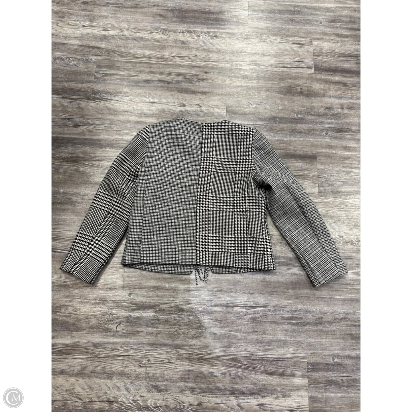 Jacket Other By Chicos In Black & White, Size: M