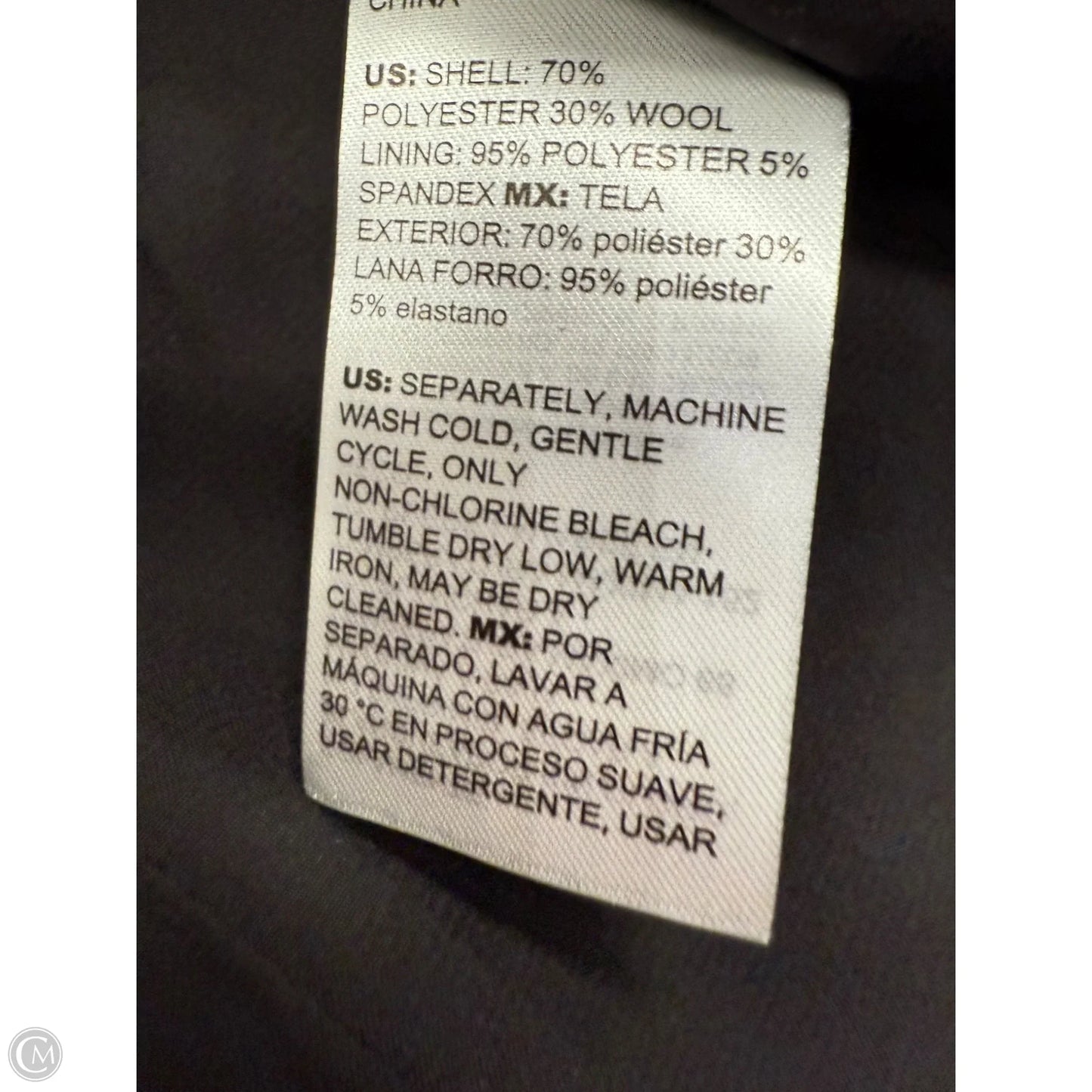 Jacket Other By Chicos In Black & White, Size: M