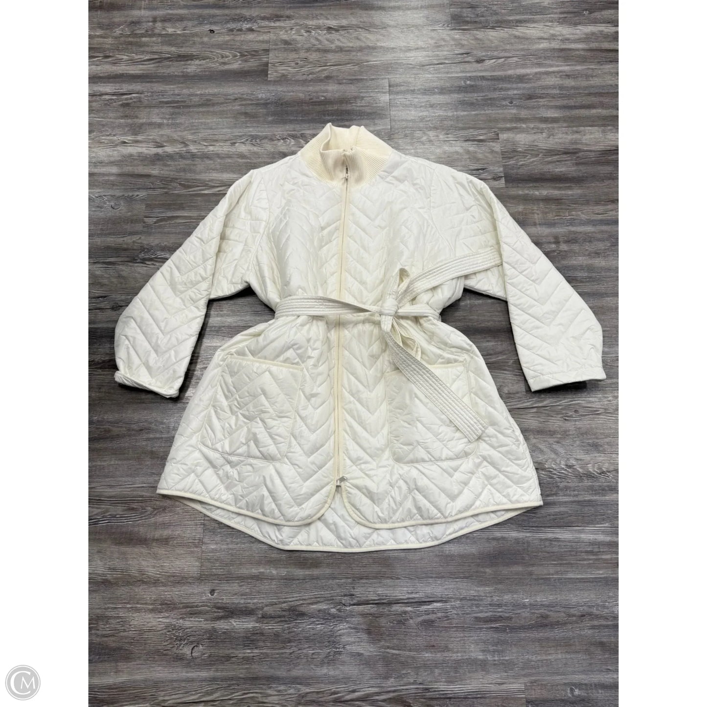 Jacket Puffer & Quilted By Athleta In White, Size: 3x