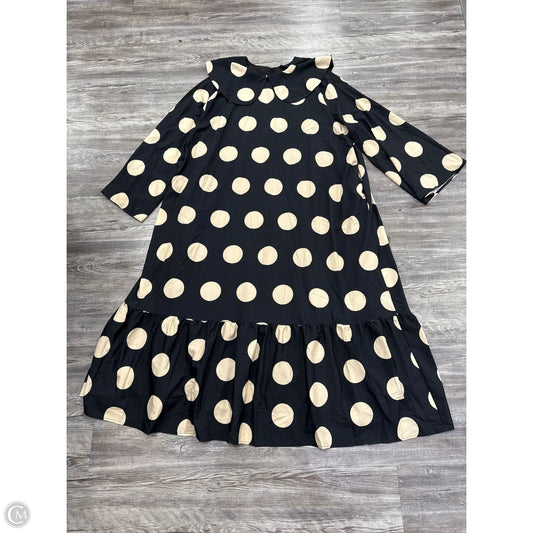 Dress Casual Maxi By Dressed in Lala In Black & Tan, Size: Xl