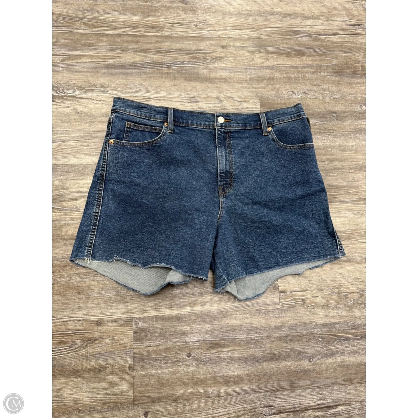 Shorts By Levis In Blue Denim, Size: 18