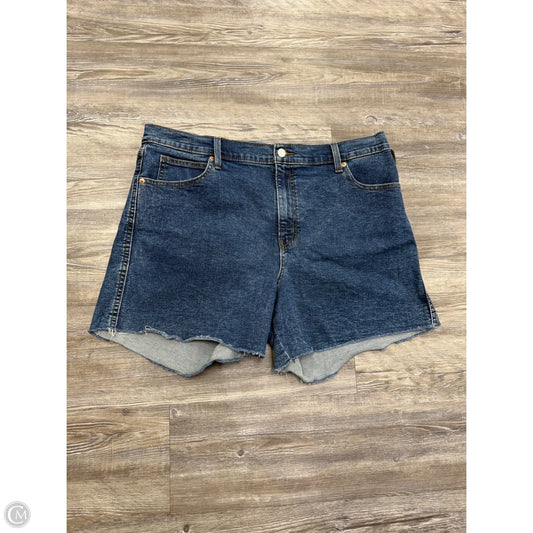 Shorts By Levis In Blue Denim, Size: 18