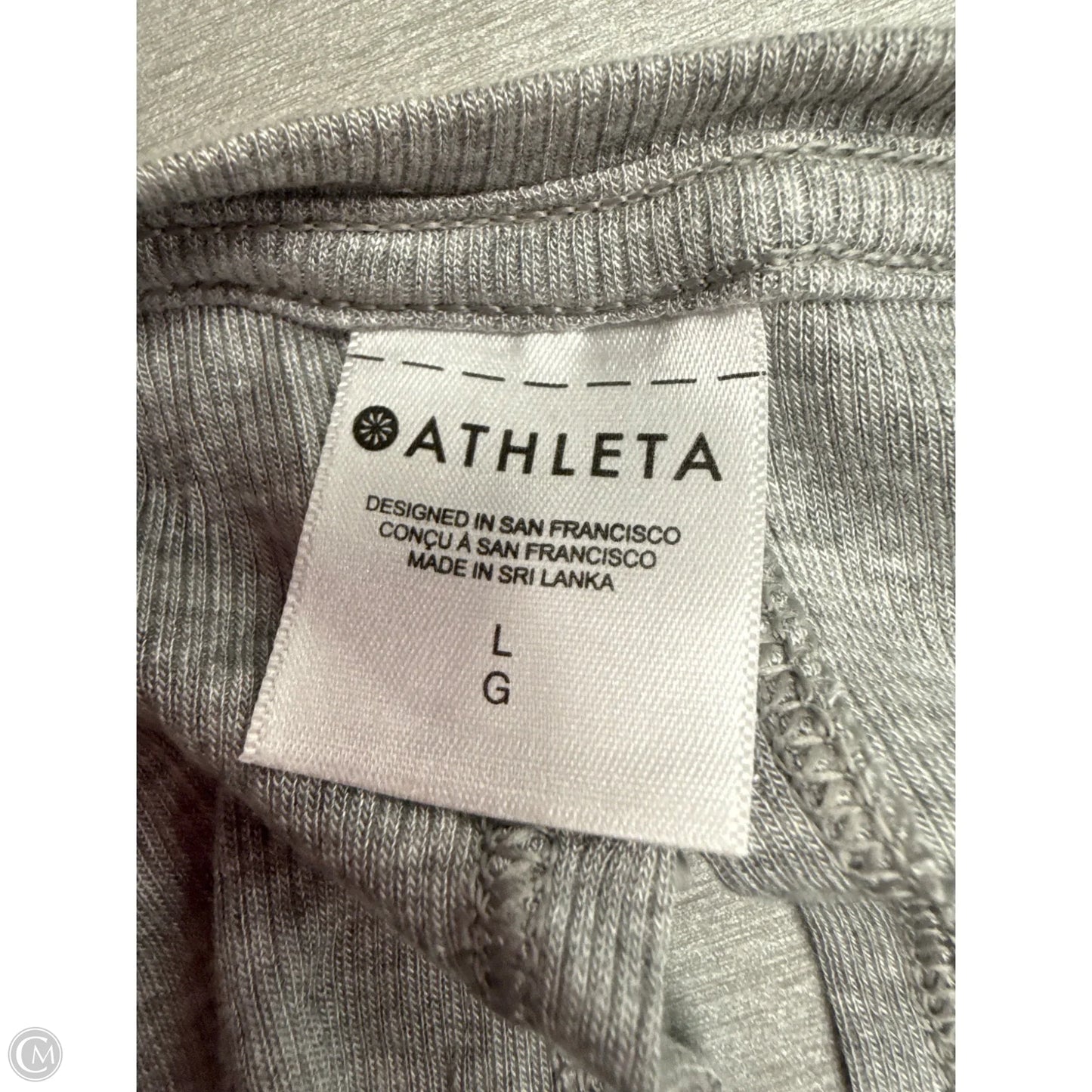 Athletic Tank Top By Athleta In Grey, Size: L