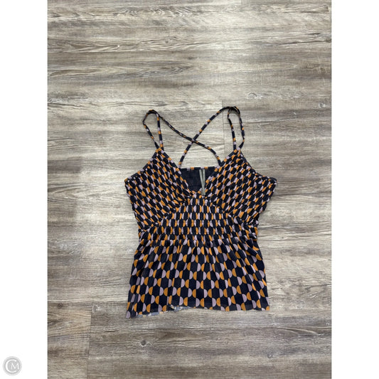 Top Sleeveless By Anthropologie In Blue & Purple, Size: S