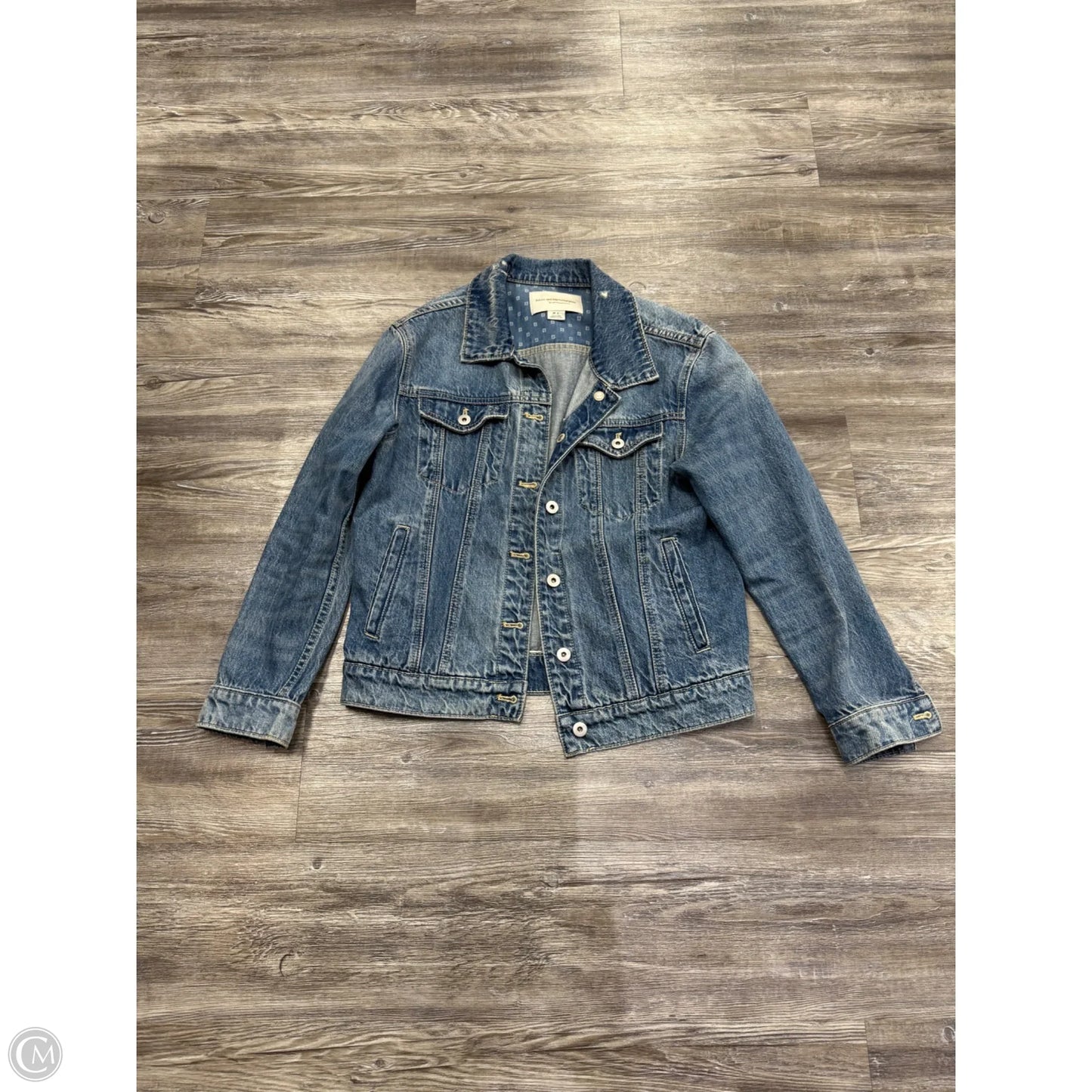Jacket Denim By Pilcro In Blue Denim, Size: S