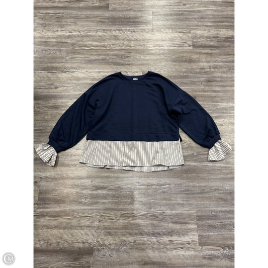 Sweater By Maeve In Navy, Size: M