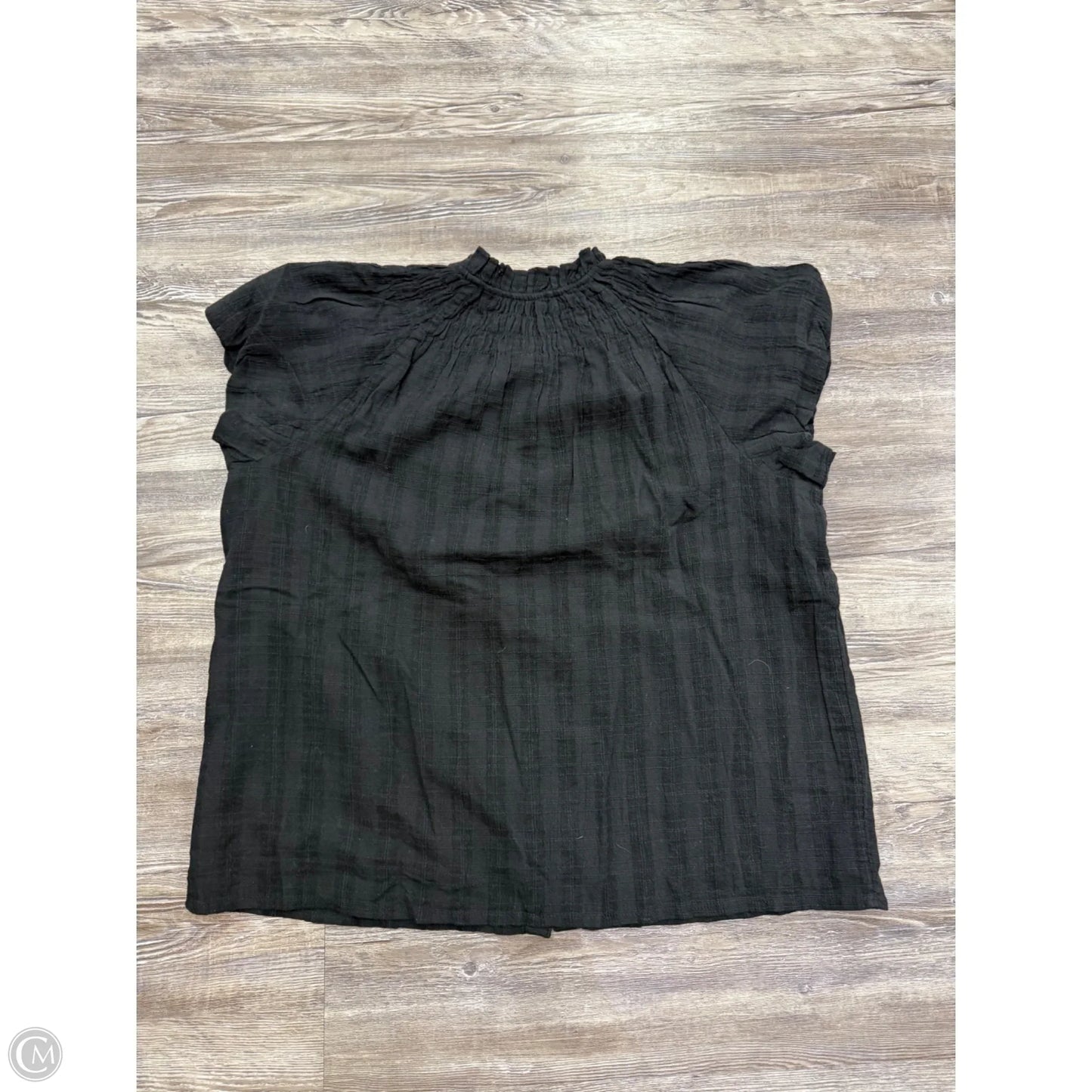 Top Short Sleeve By J. Crew In Black, Size: L