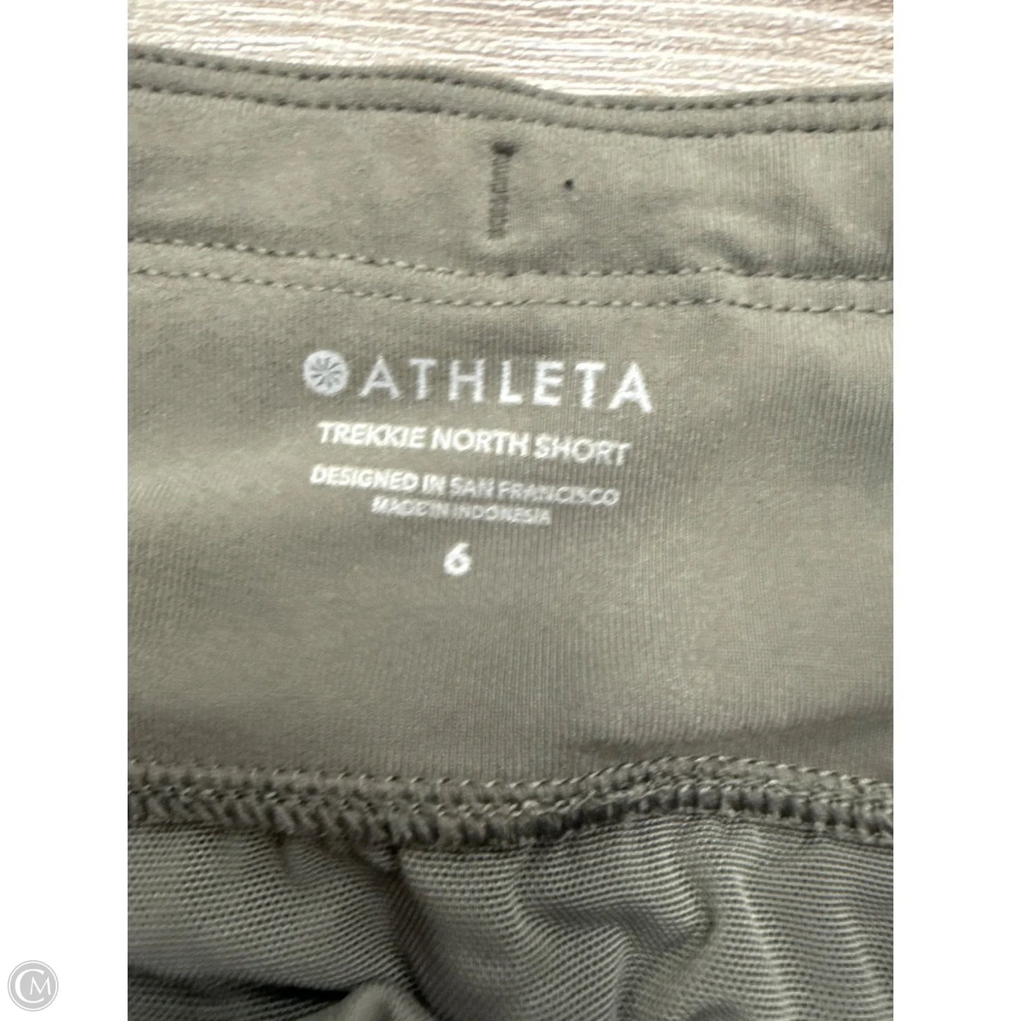 Athletic Shorts By Athleta In Green, Size: S