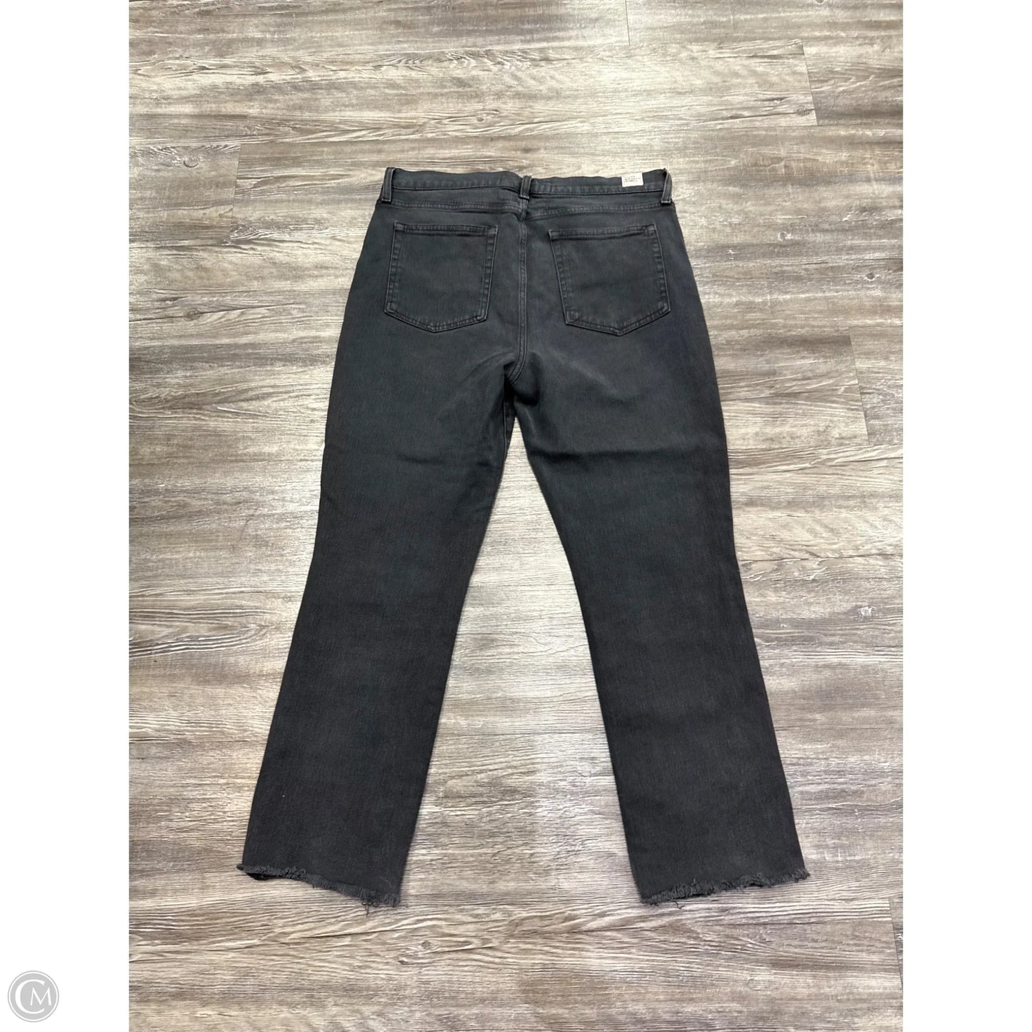 Jeans Straight By Frank And Eileen In Black Denim, Size: 12
