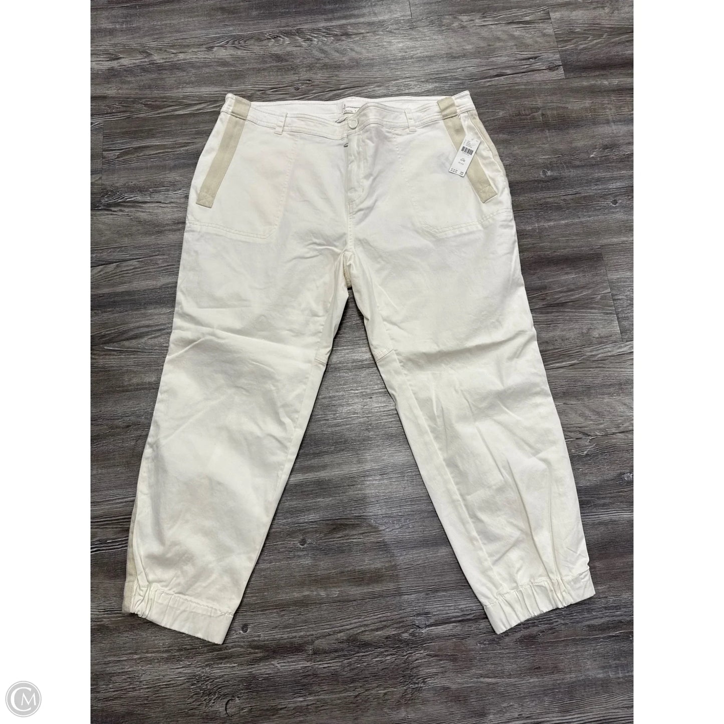 Pants Cargo & Utility By Anthropologie In White, Size: 16