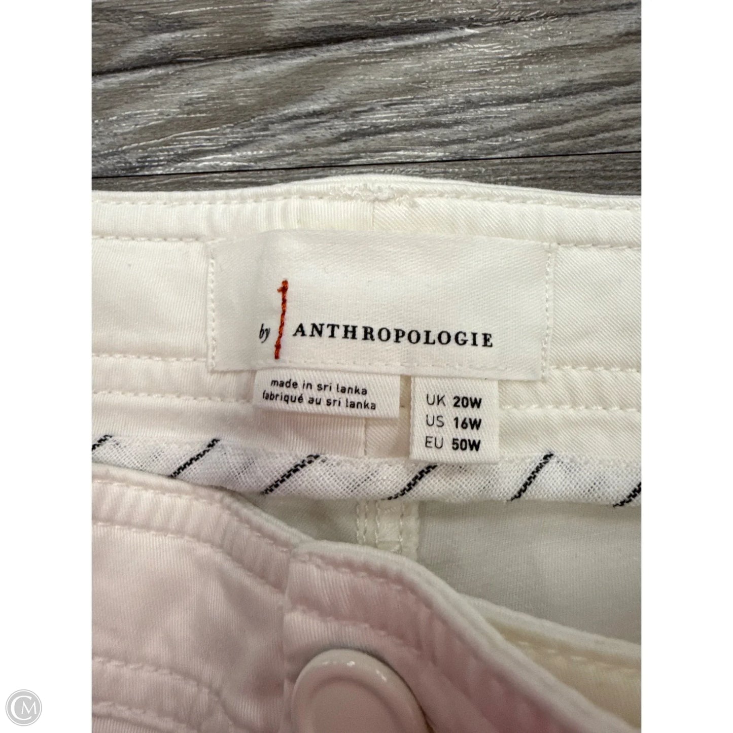 Pants Cargo & Utility By Anthropologie In White, Size: 16