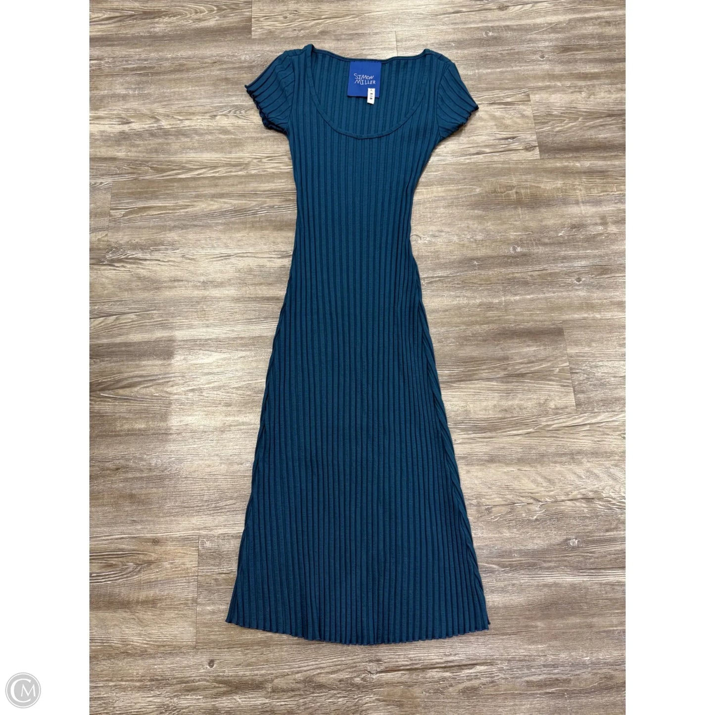 Dress Casual Midi By Simon Miller In Teal, Size: M