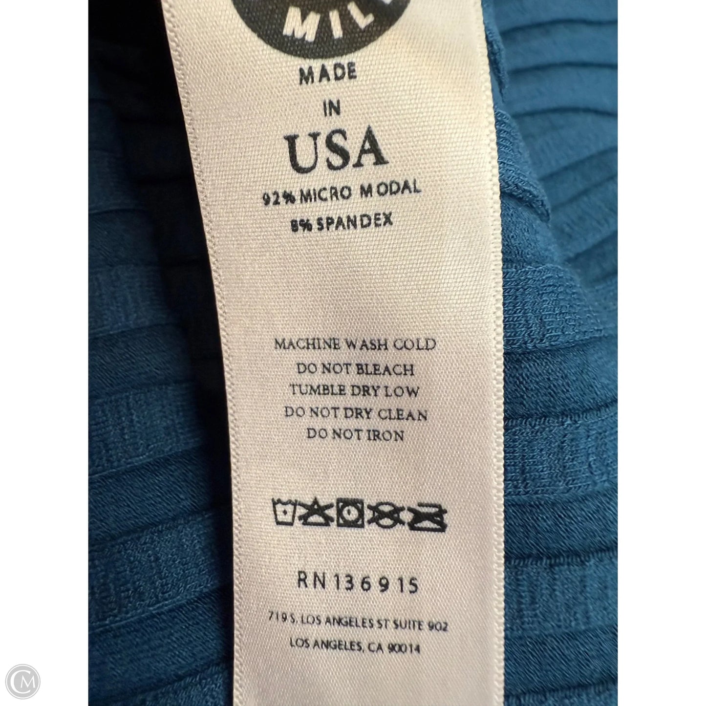 Dress Casual Midi By Simon Miller In Teal, Size: M