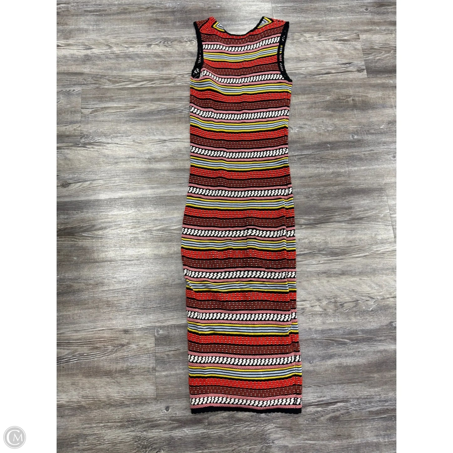 Dress Party Midi By Ronny Kobo In Orange & Yellow, Size: Xs