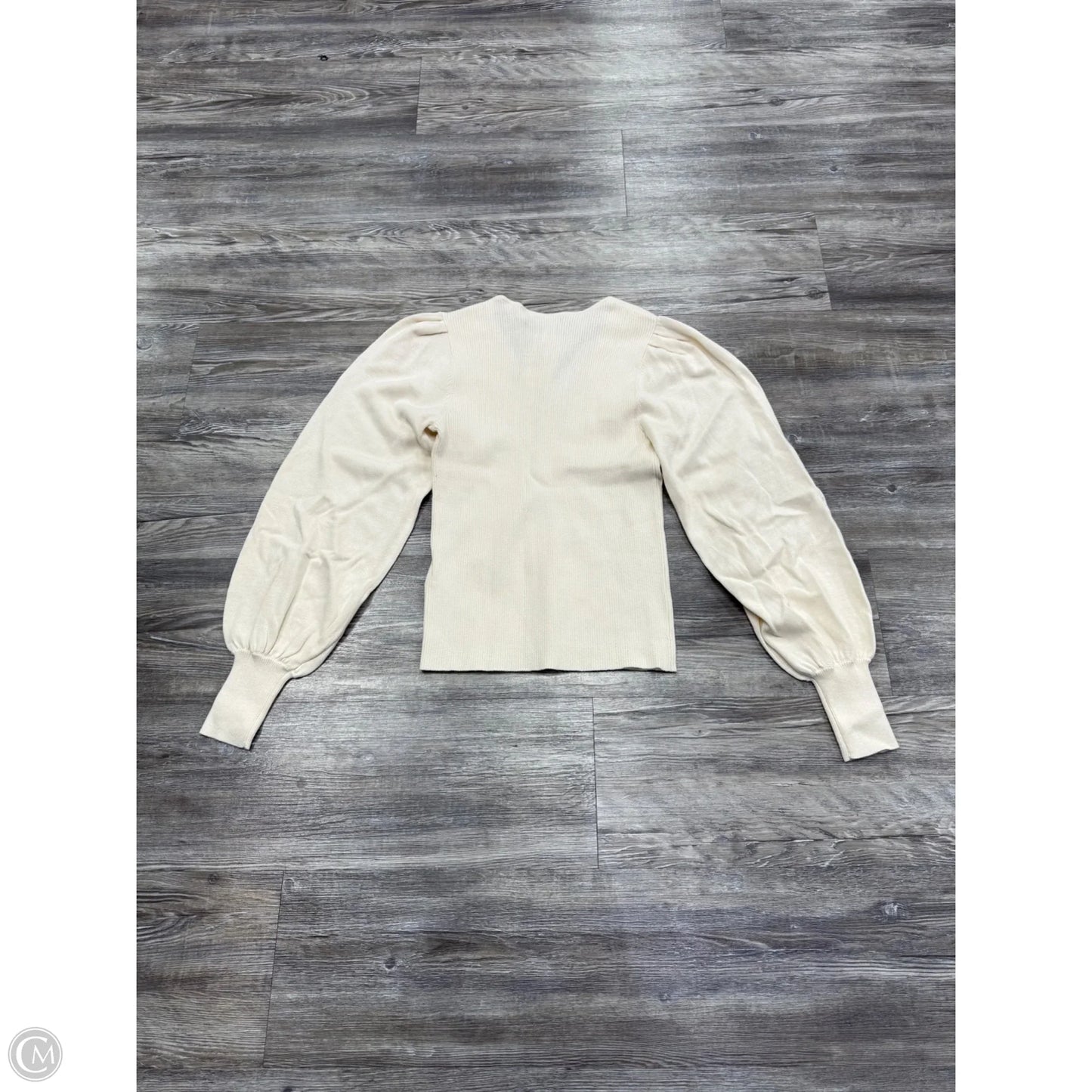 Sweater By Lauren By Ralph Lauren In Cream, Size: S