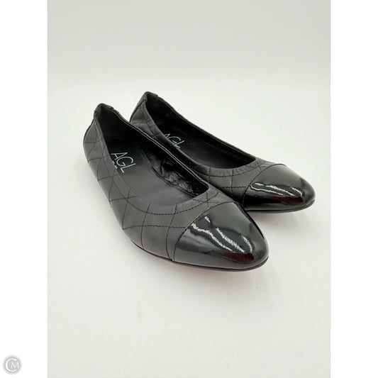Shoes Flats By Agl In Black, Size: 7.5