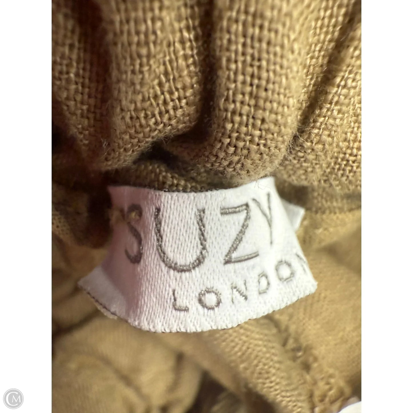 Pants Linen By Suzy D In Tan, Size: L