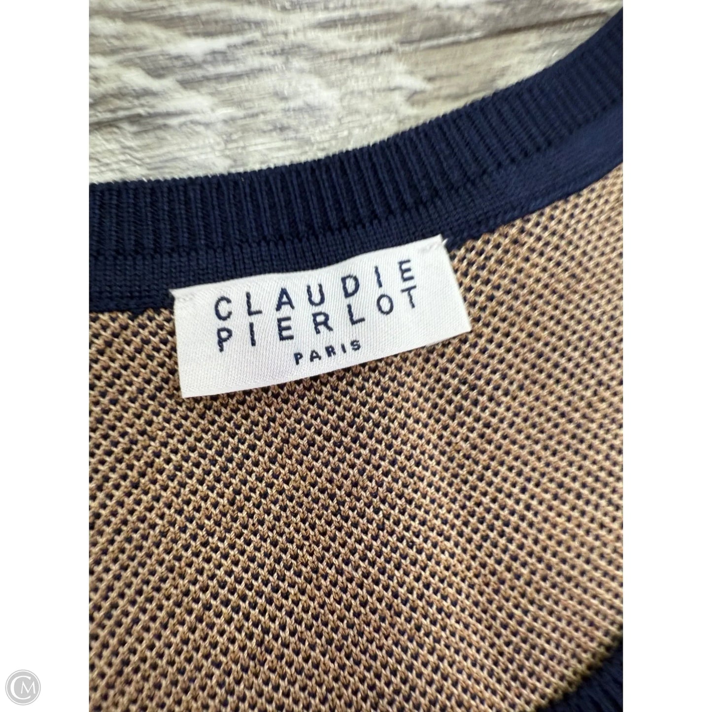 Dress Casual Short By Claudie Pierlot In Plaid Pattern, Size: L