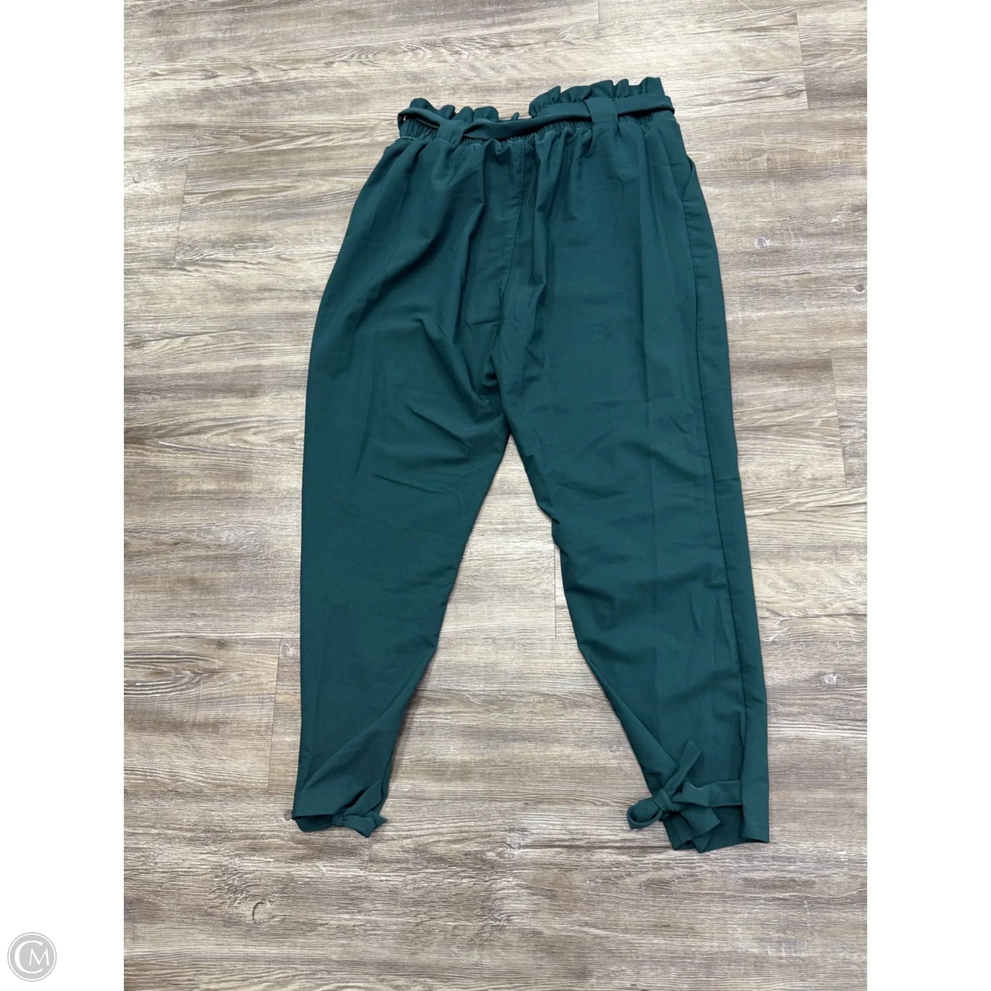 Pants Cropped By Grace Karin In Teal, Size: M