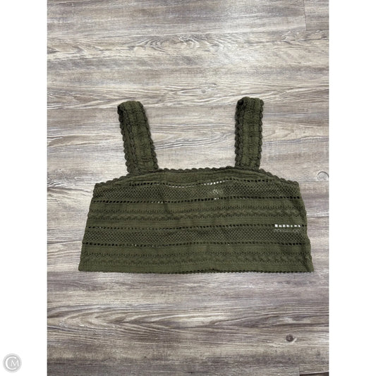 Top Sleeveless By Aerie In Green, Size: M