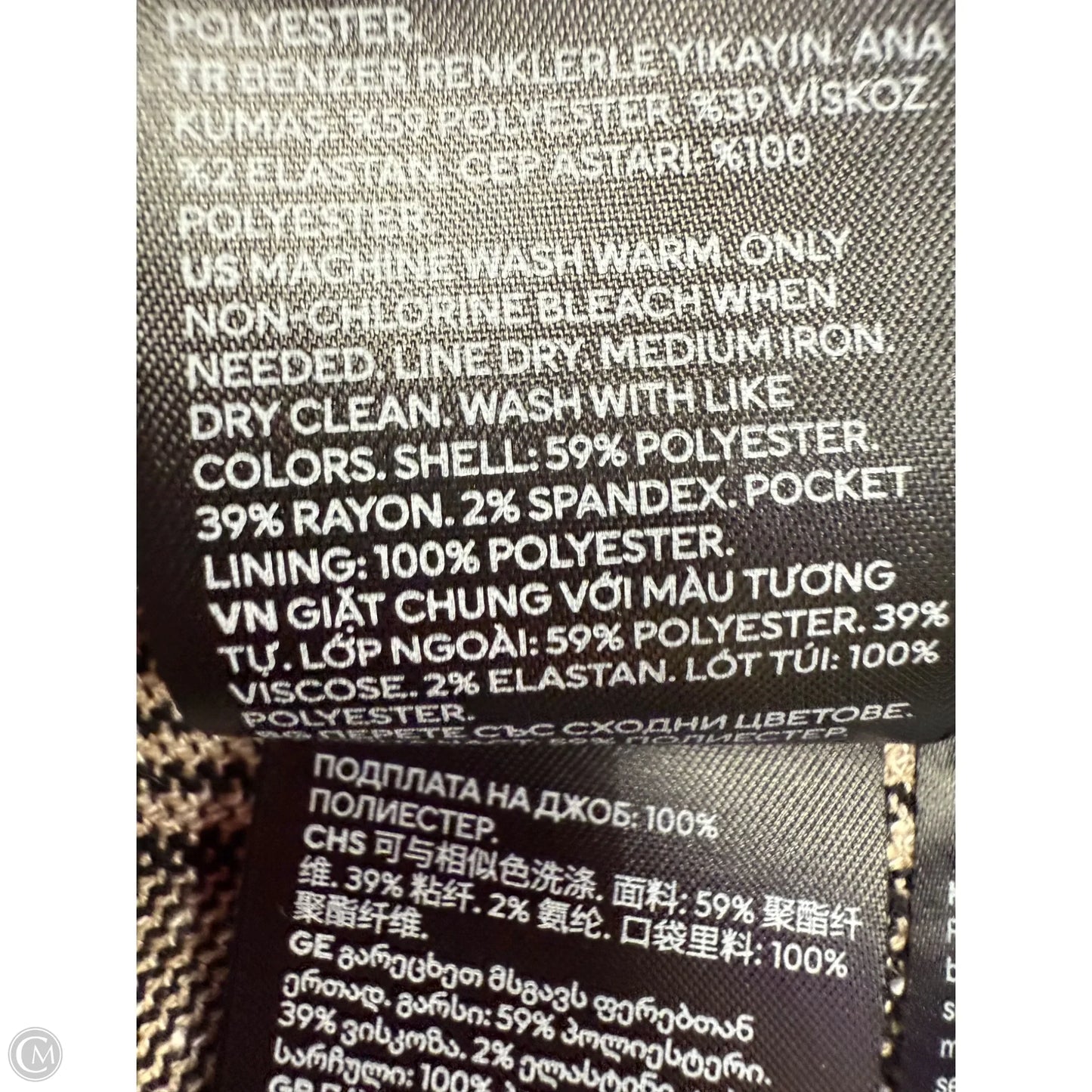 Pants Cropped By H&m In Plaid Pattern, Size: 26