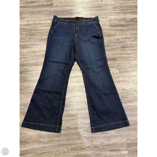 Jeans Wide Leg By Lane Bryant In Blue Denim, Size: 20