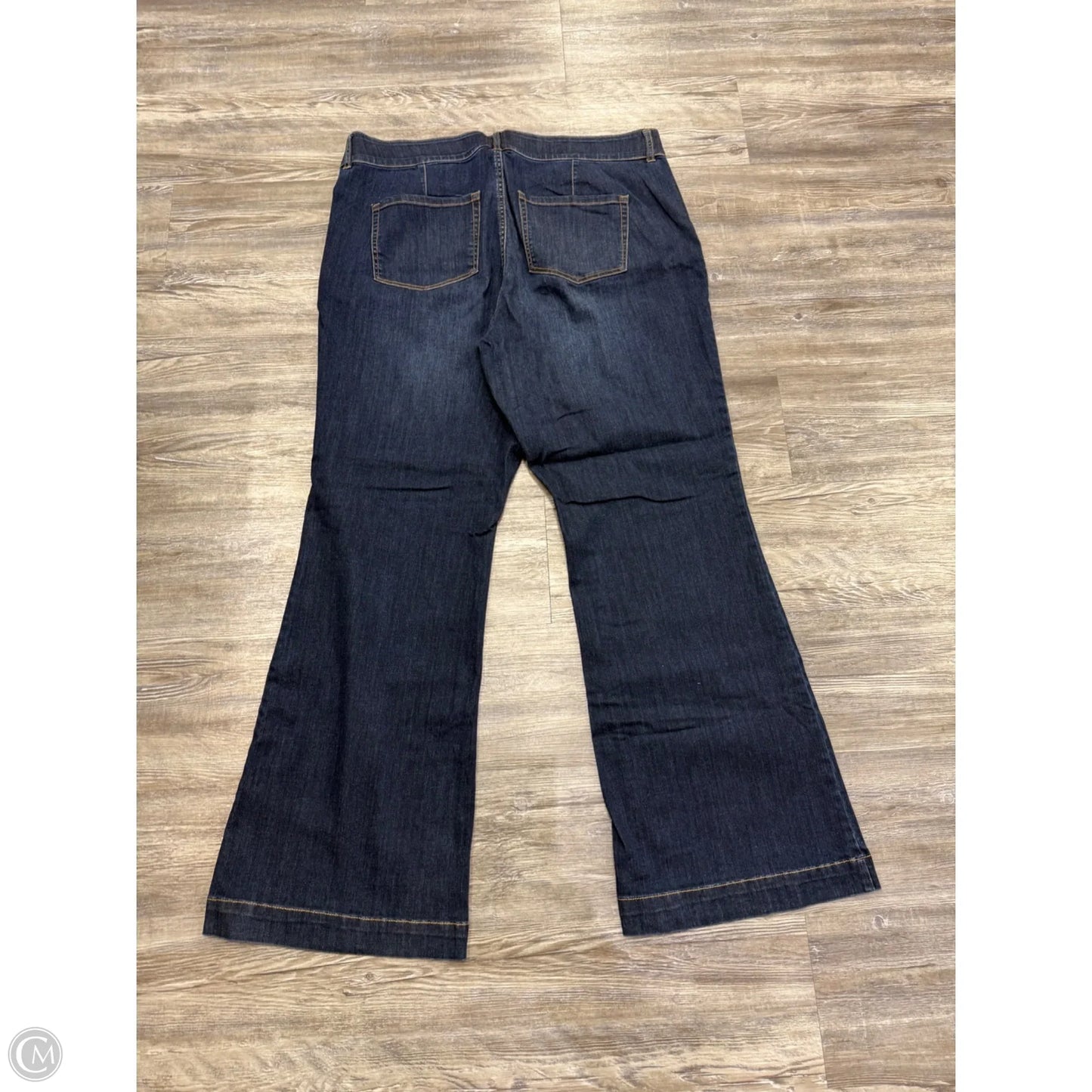 Jeans Wide Leg By Lane Bryant In Blue Denim, Size: 20