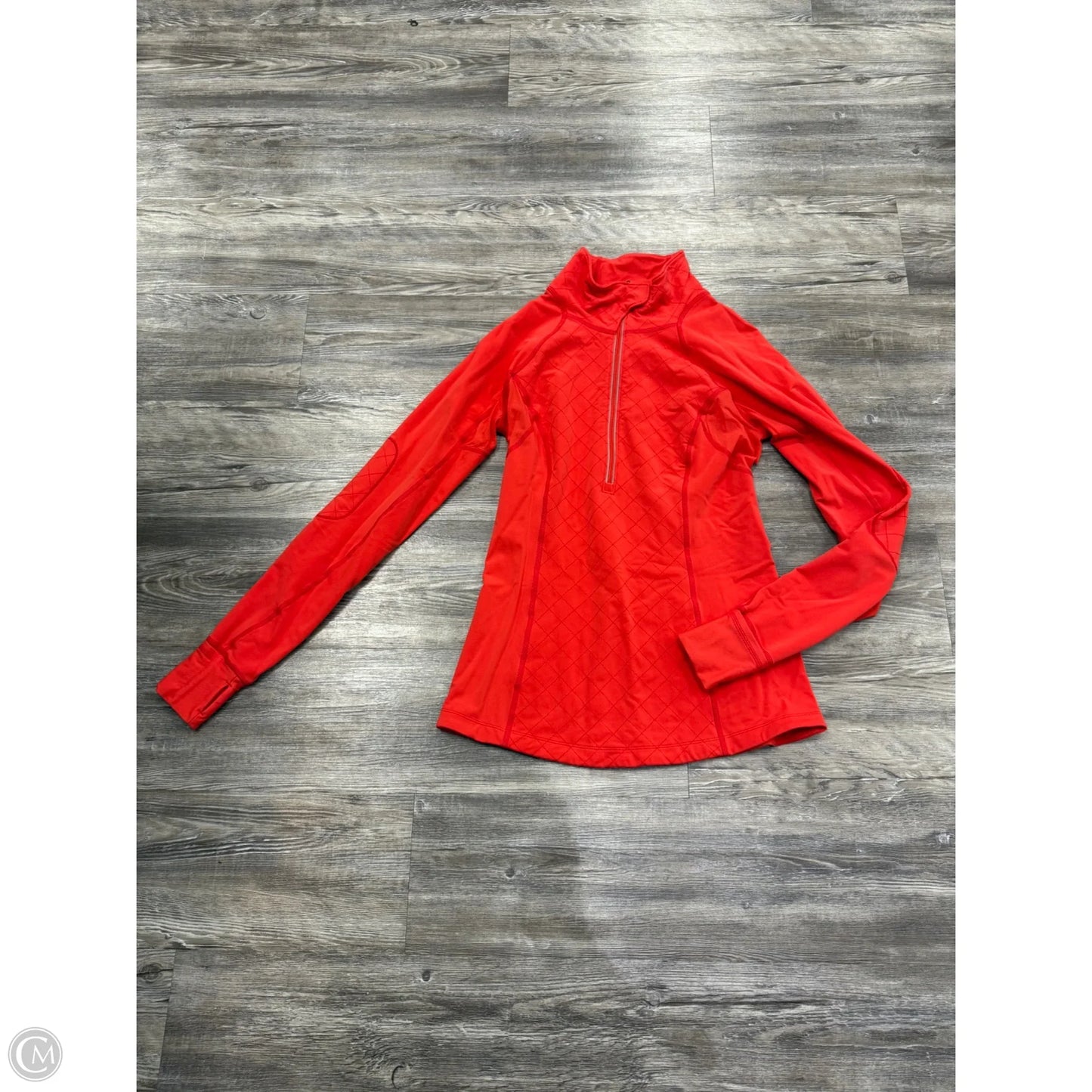 Athletic Jacket By Lululemon In Red, Size: 8