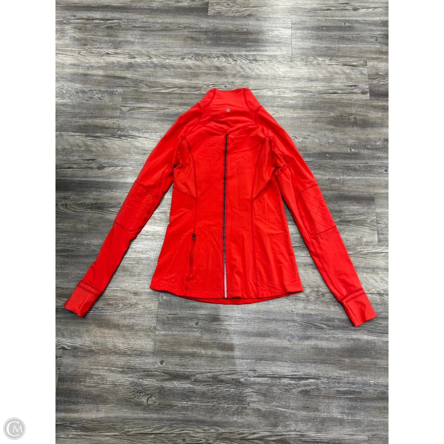 Athletic Jacket By Lululemon In Red, Size: 8