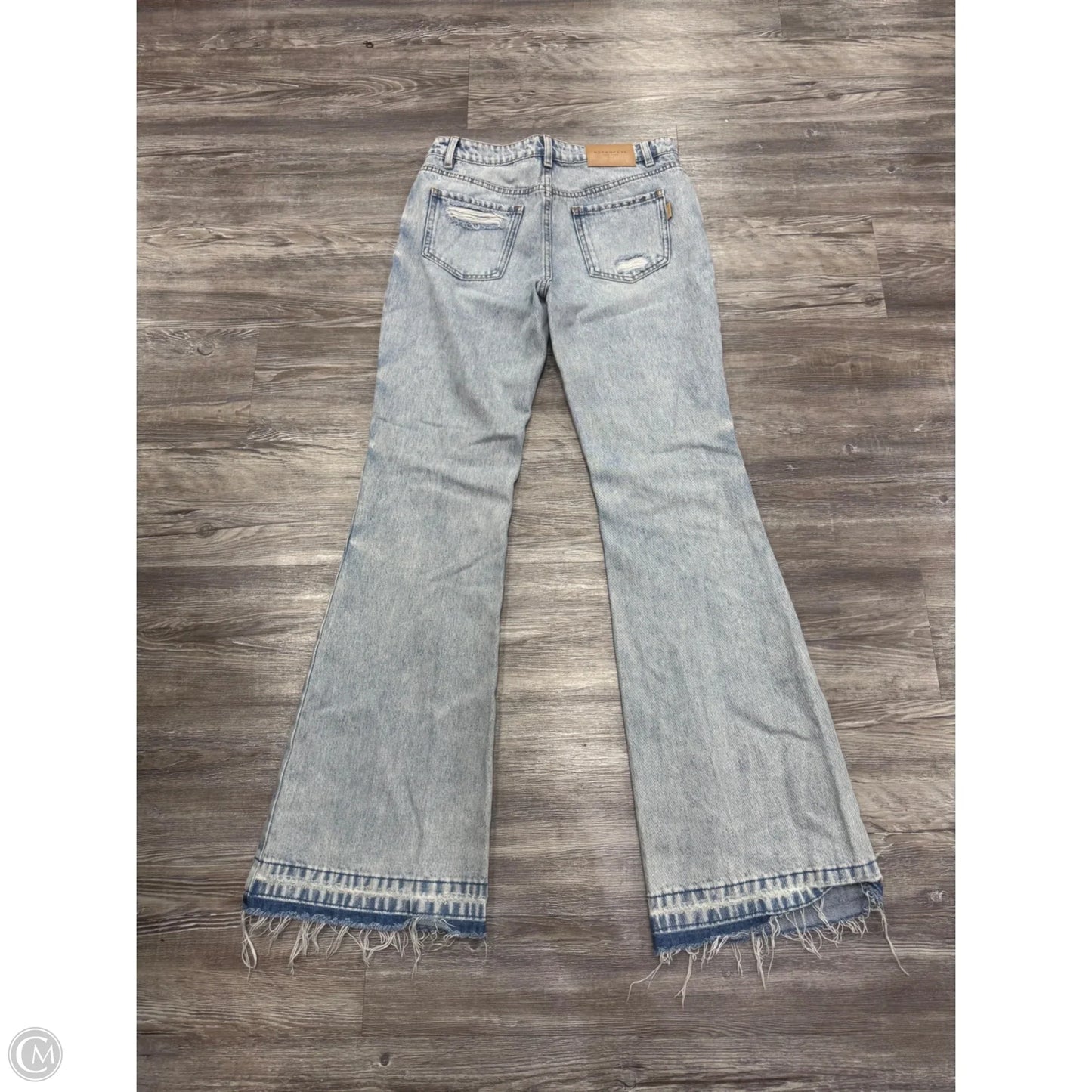 Jeans Flared By Retrofete In Blue Denim, Size: 2