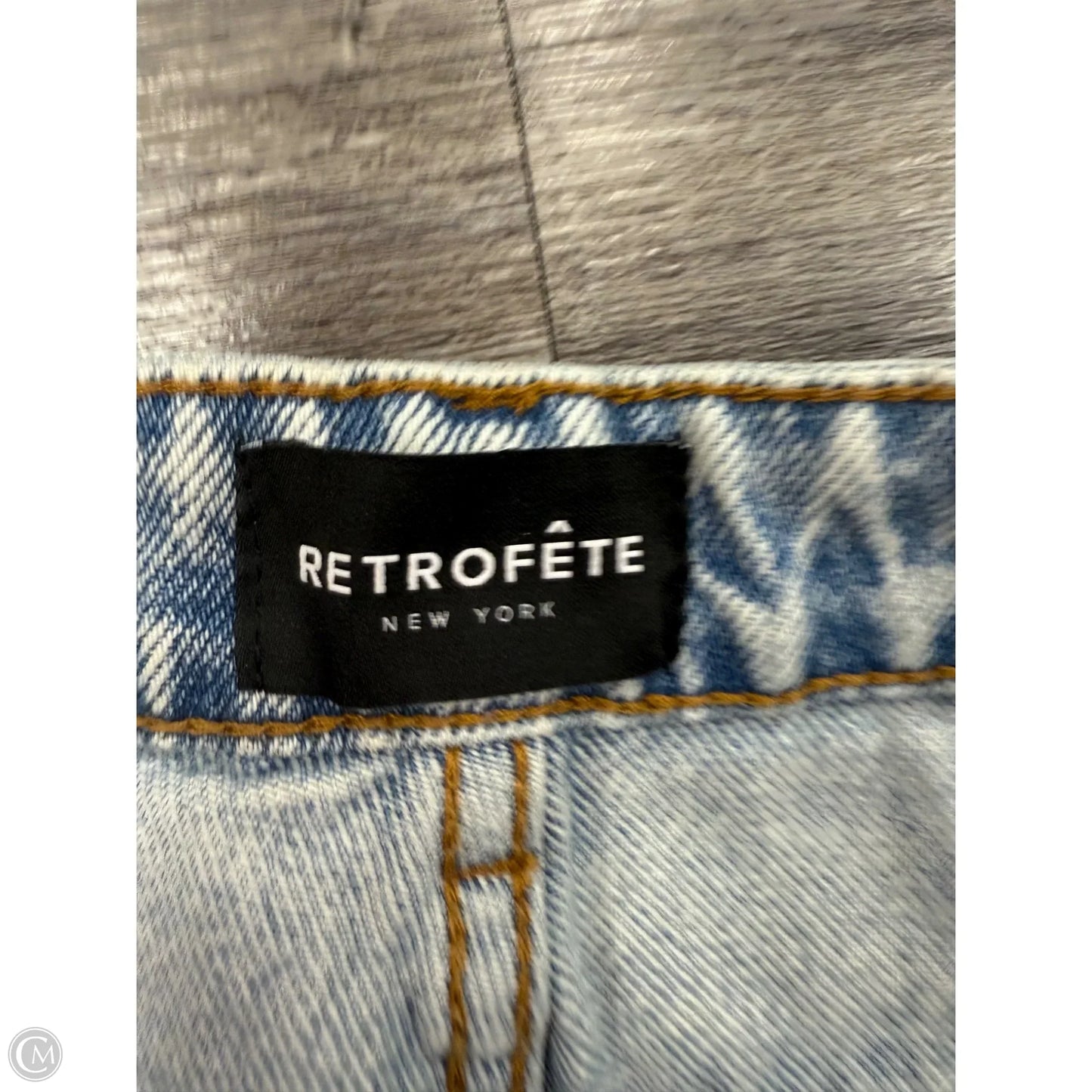 Jeans Flared By Retrofete In Blue Denim, Size: 2